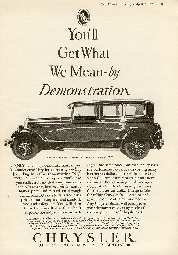 1928 Chrysler 19